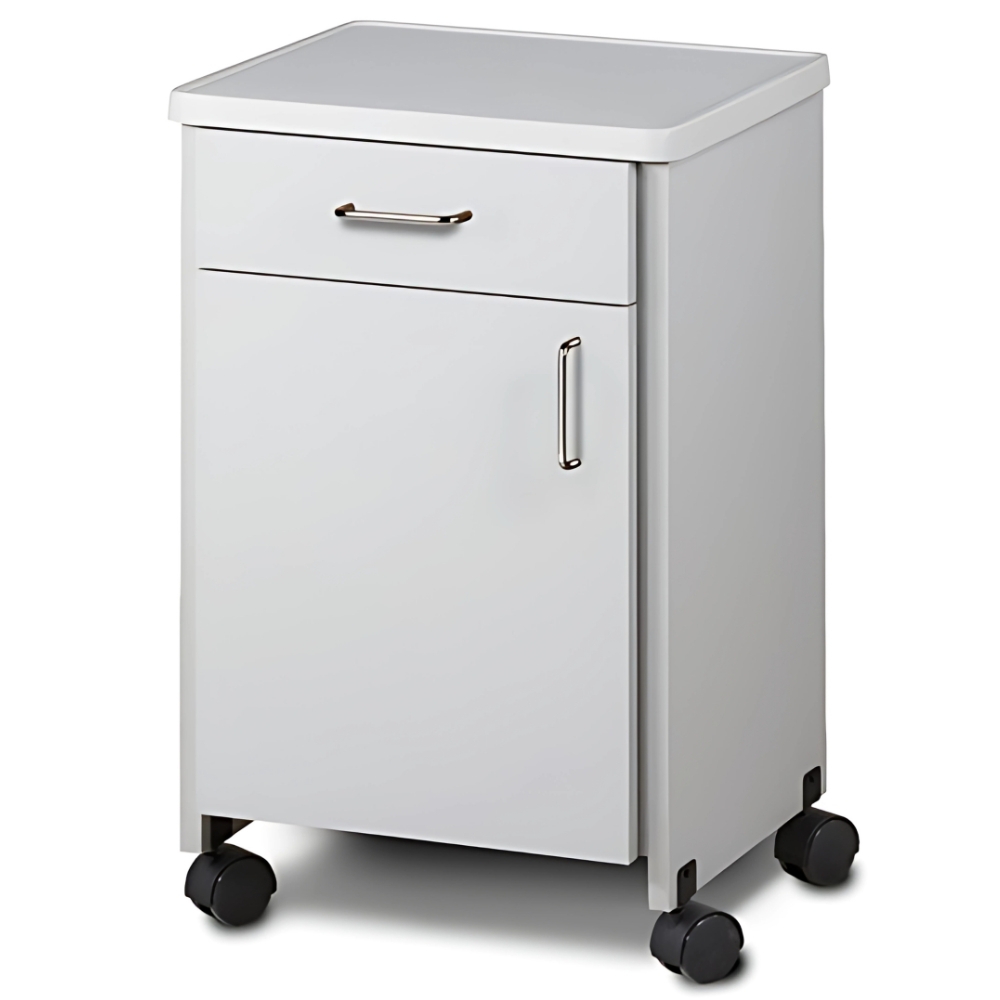 Mobile bedside cabinet